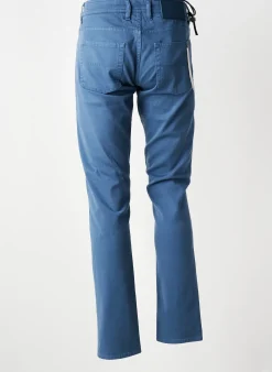 Jeans Coupe Slim Tramarossa Bleu Taille Normale