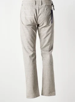 Jeans Coupe Slim Tramarossa Beige Taille Normale