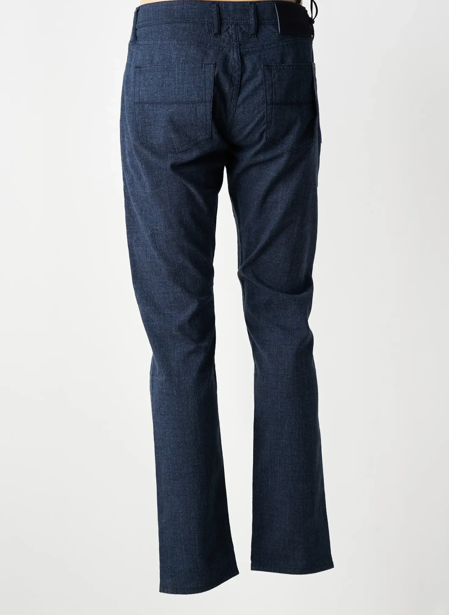 Jeans Coupe Slim Tramarossa Bleu Taille Normale