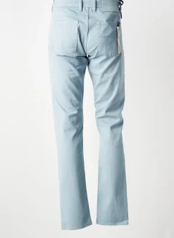 Jeans Coupe Slim Tramarossa Bleu Taille Normale