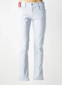 Jeans Coupe Slim Tramarossa Violet Taille Normale