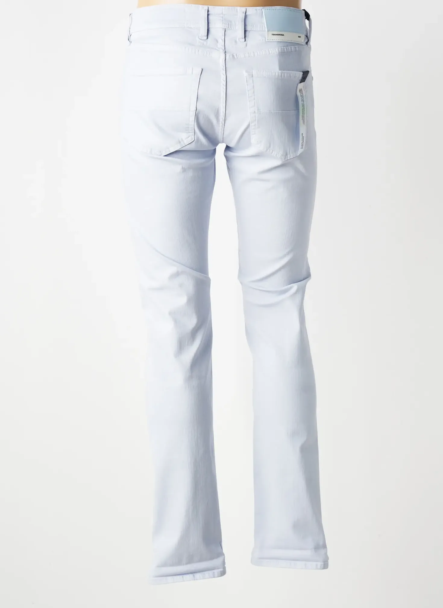 Jeans Coupe Slim Tramarossa Violet Taille Normale