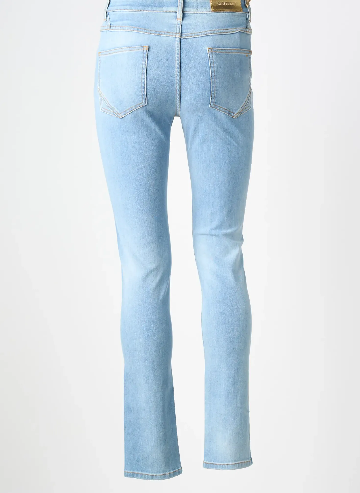 Jeans Skinny Couturist Bleu Taille Normale