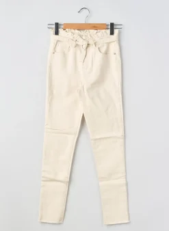 Jeans Skinny Garcia Beige Taille Ajustable