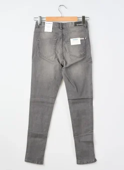 Jeans Skinny Garcia Gris Taille Ajustable