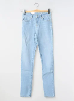 Jeans Skinny Kanope Bleu Taille Haute