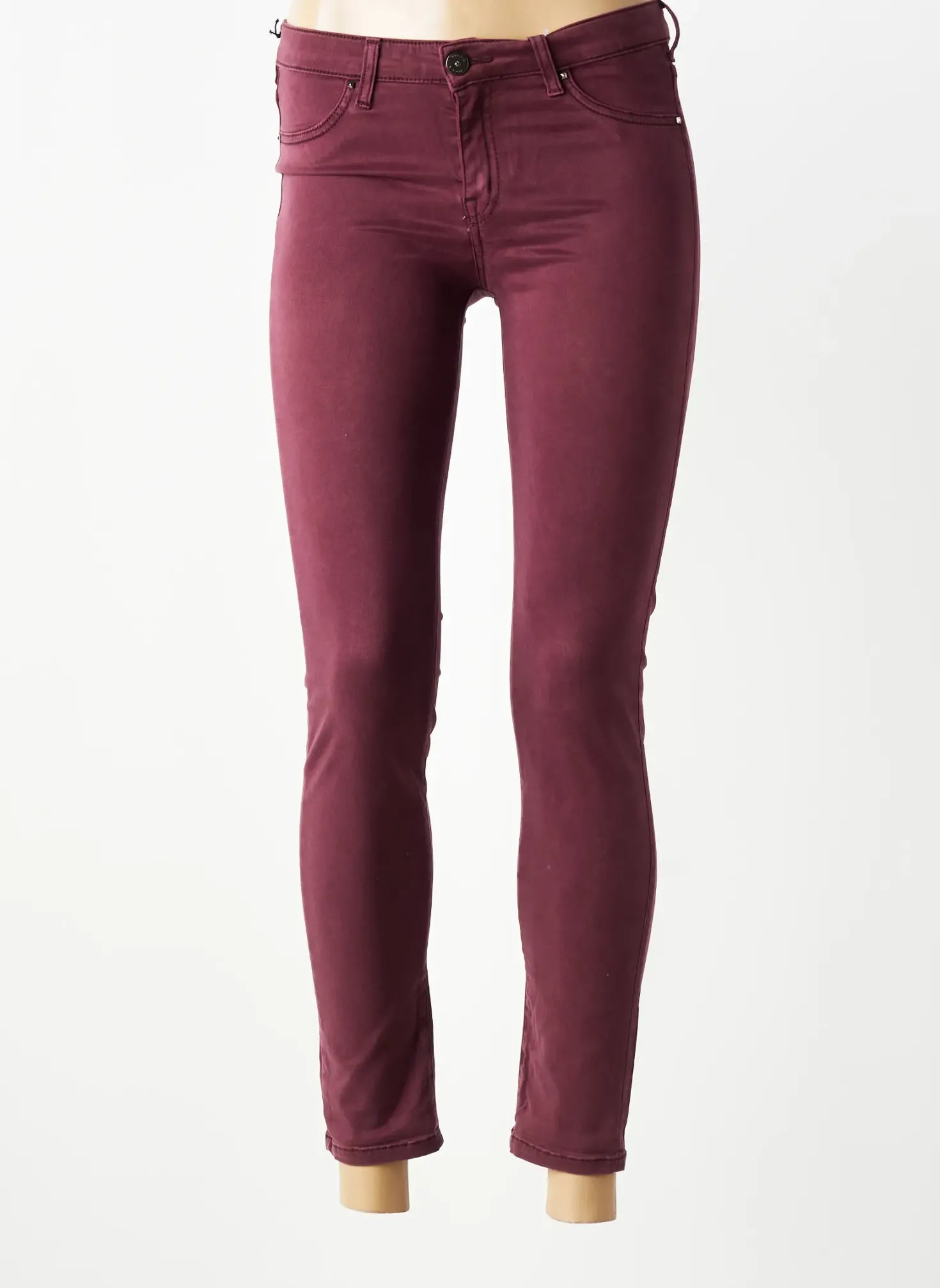 Jeans Skinny Kocca Violet Taille Basse