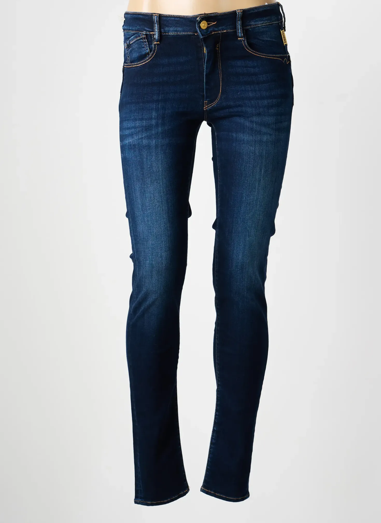 Jeans Skinny Le Temps Des Cerises Bleu Taille Normale