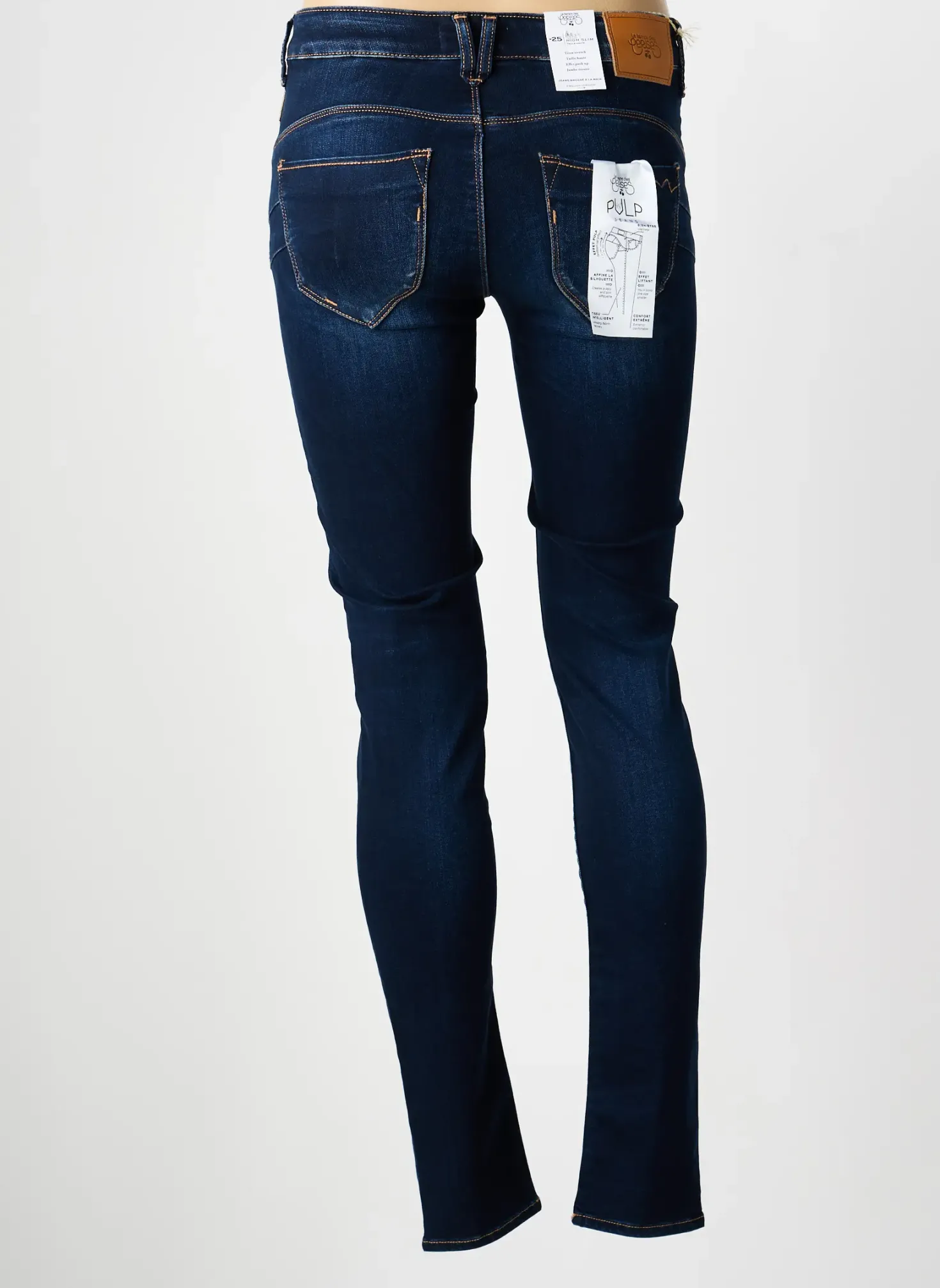 Jeans Skinny Le Temps Des Cerises Bleu Taille Normale