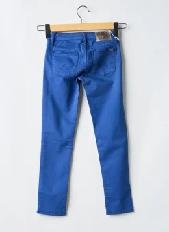 Jeans Skinny Le Temps Des Cerises Bleu Taille Ajustable