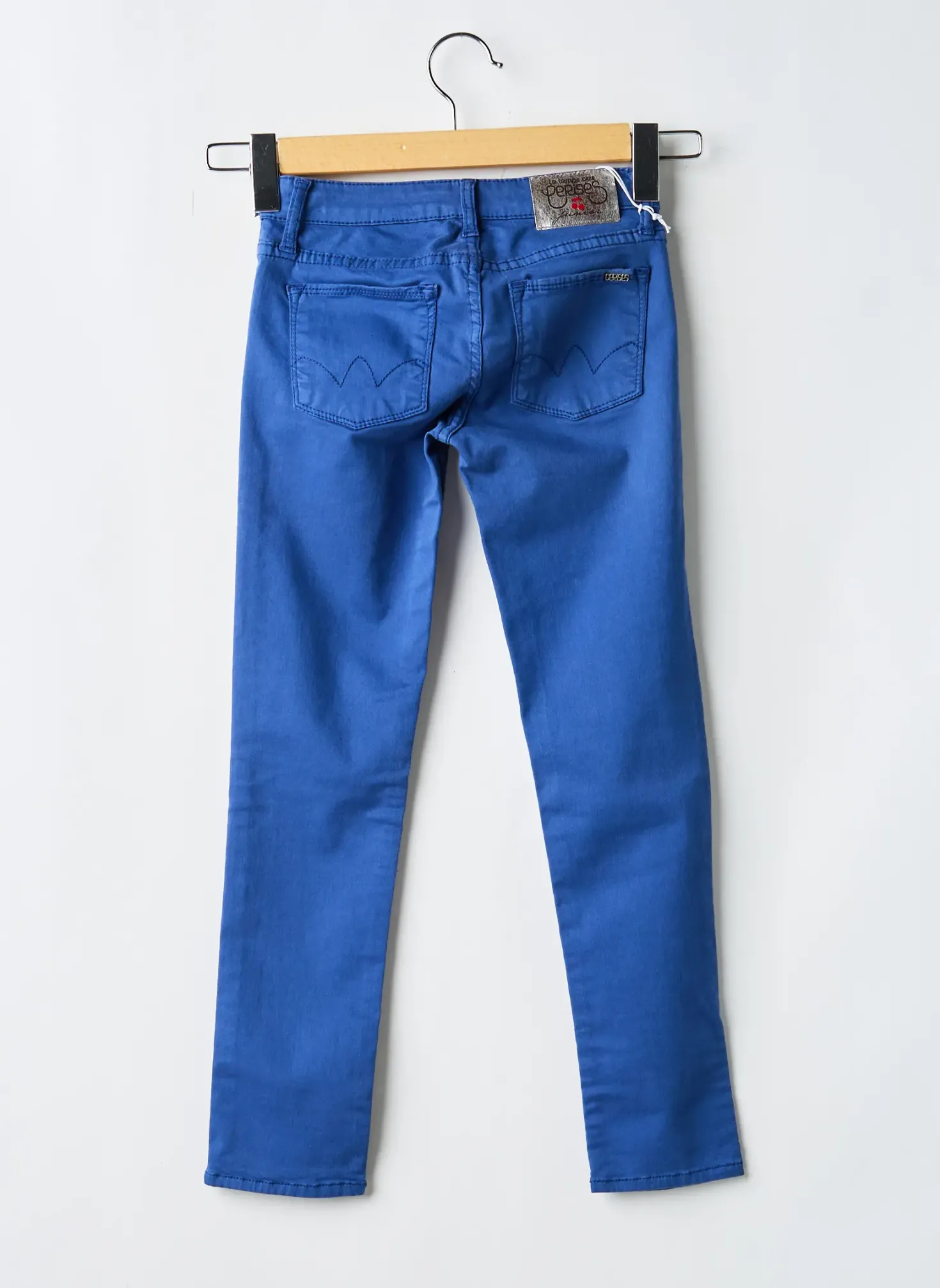 Jeans Skinny Le Temps Des Cerises Bleu Taille Ajustable