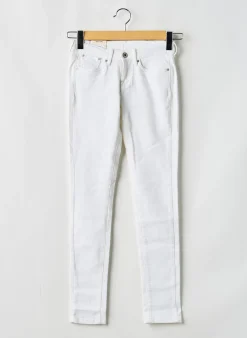 Jeans Skinny Pepe Jeans Blanc Taille Ajustable