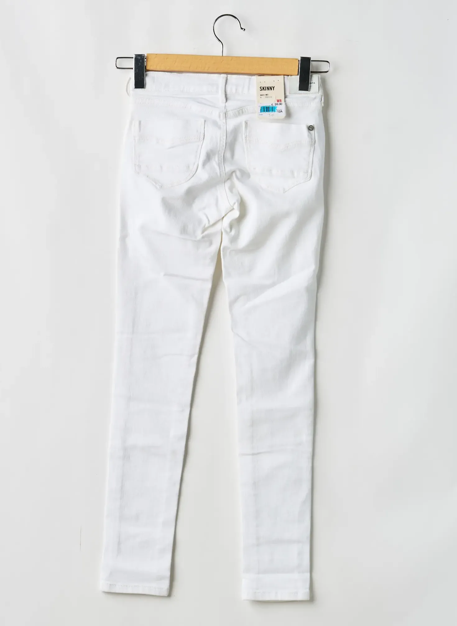 Jeans Skinny Pepe Jeans Blanc Taille Ajustable