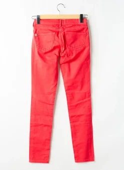Jeans Skinny Pepe Jeans Rouge Taille Ajustable