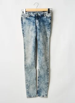 Jeans Skinny Teddy Smith Bleu Taille Ajustable