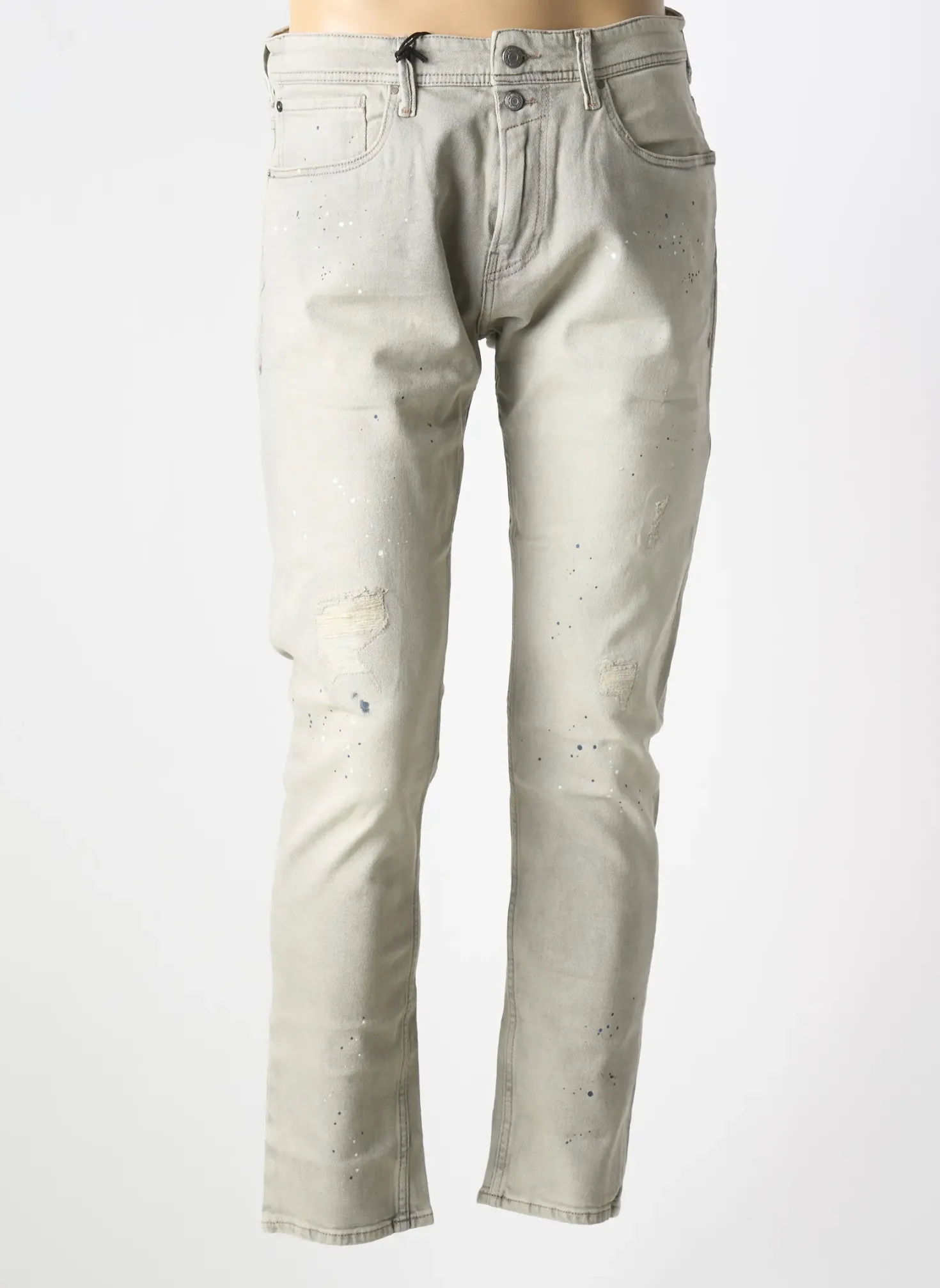 Jeans Skinny Teddy Smith Gris Taille Normale
