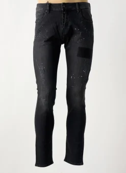 Jeans Skinny Teddy Smith Noir Taille Normale
