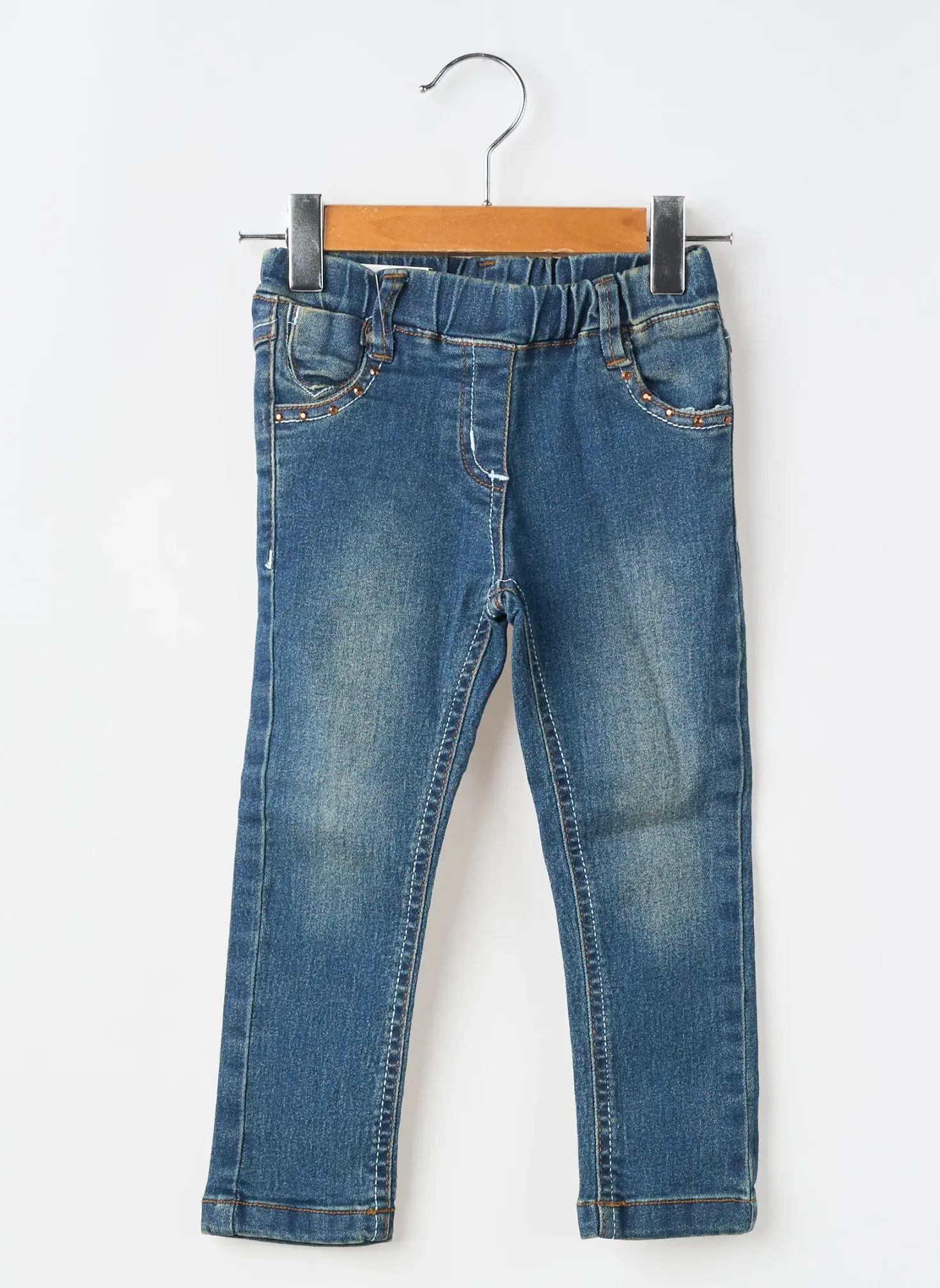 Jegging Knot So Bad Bleu Taille Élastique