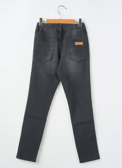 Jegging Sly Jeans Noir Taille Ajustable