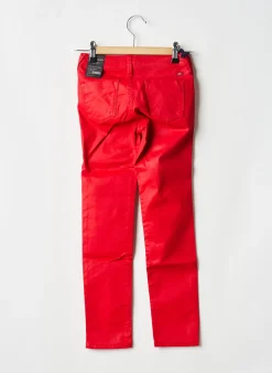 Jegging Teddy Smith Rouge Taille Ajustable