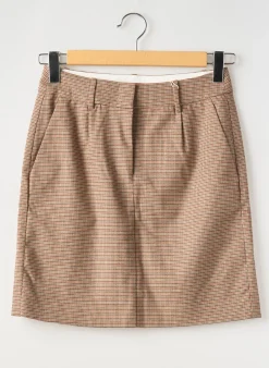 Jupe Courte Esprit Marron