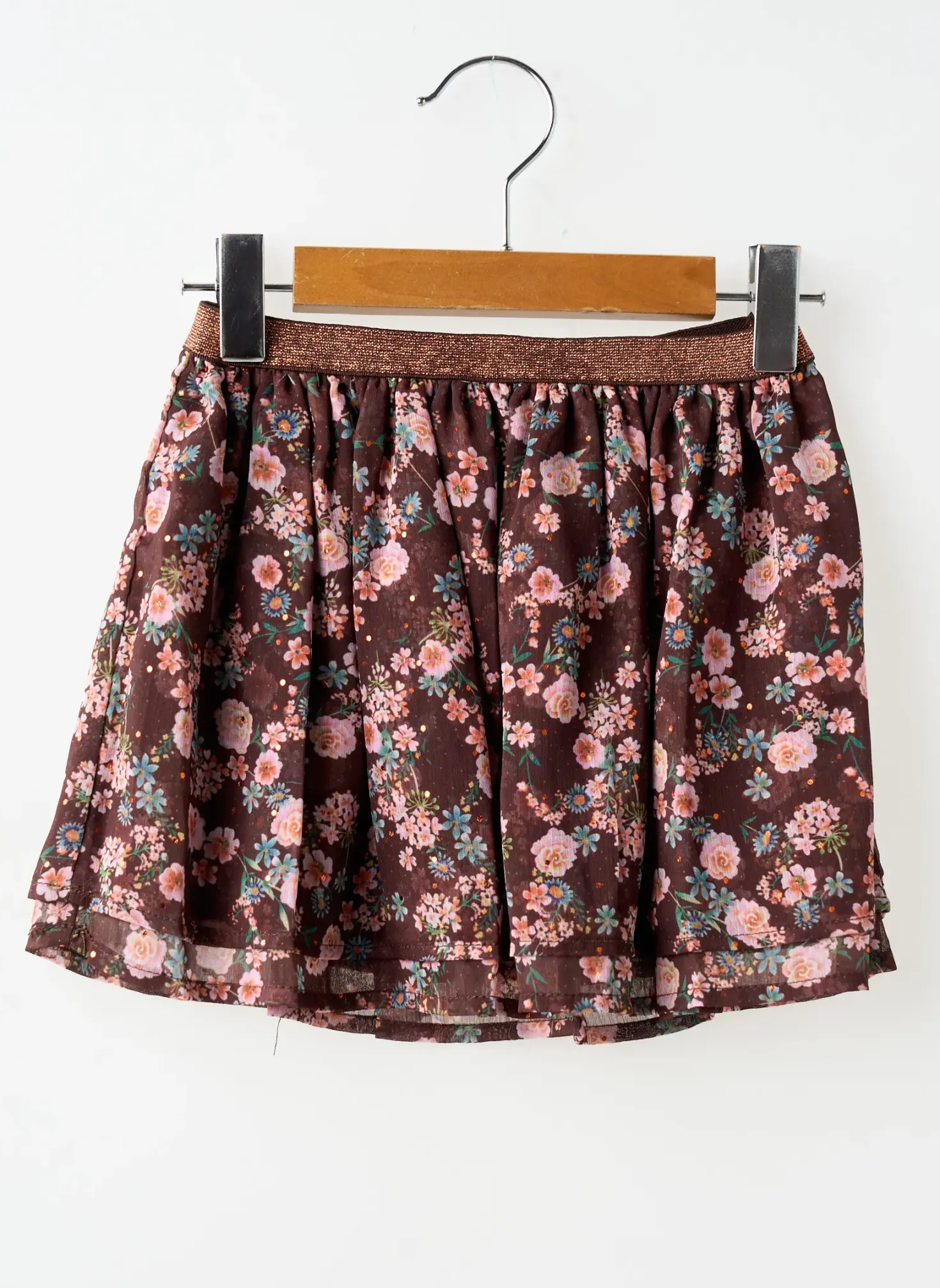 Jupe Courte Losan Marron