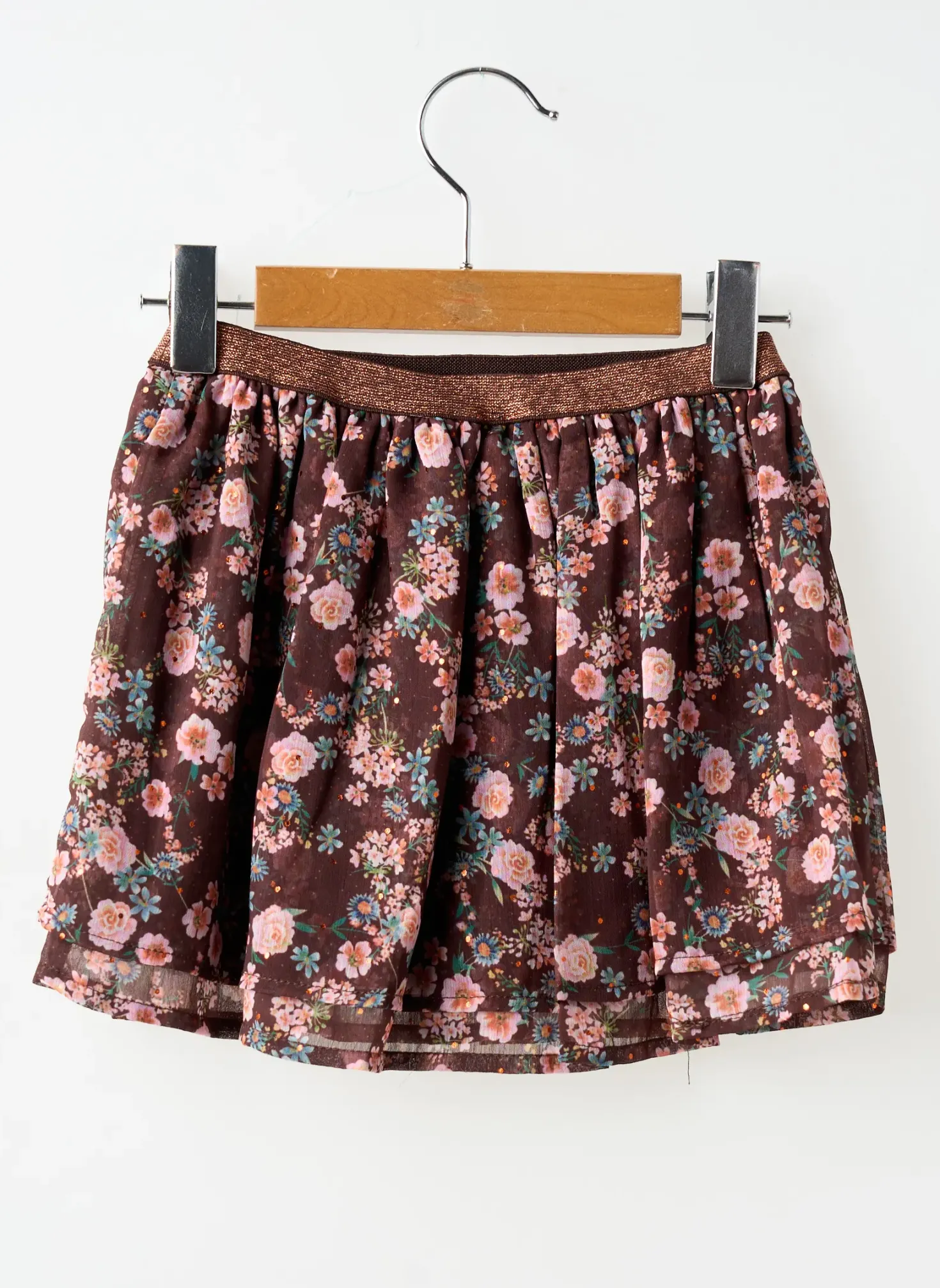 Jupe Courte Losan Marron