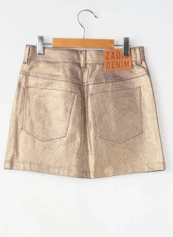 Jupe Courte Zadig & Voltaire Or