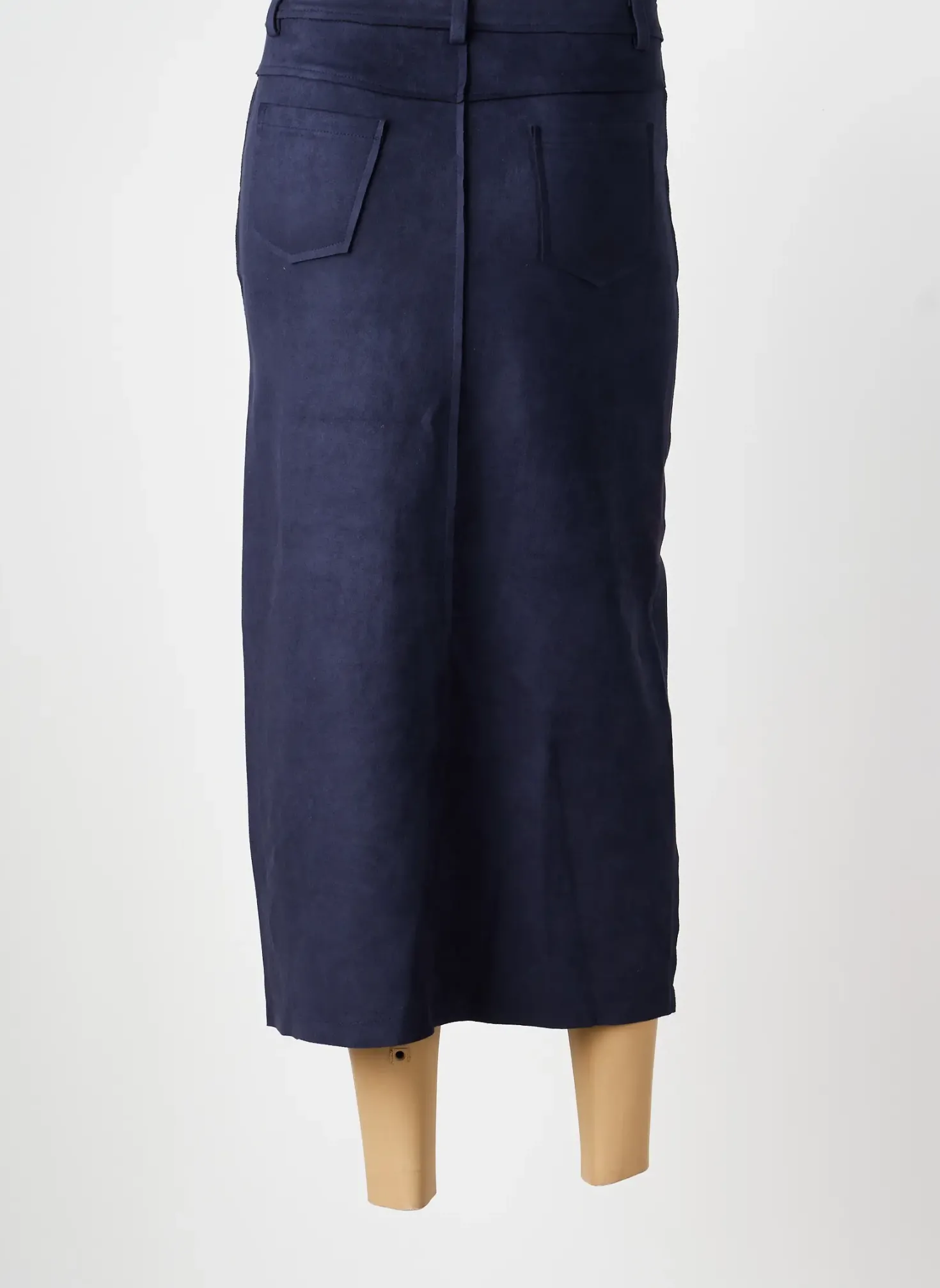 Jupe Longue Hf Moda Bleu