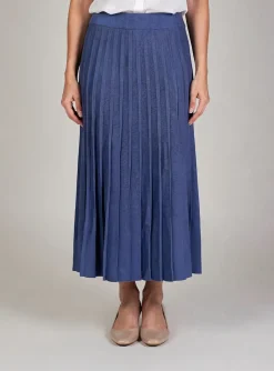 Jupe Longue Marble Bleu