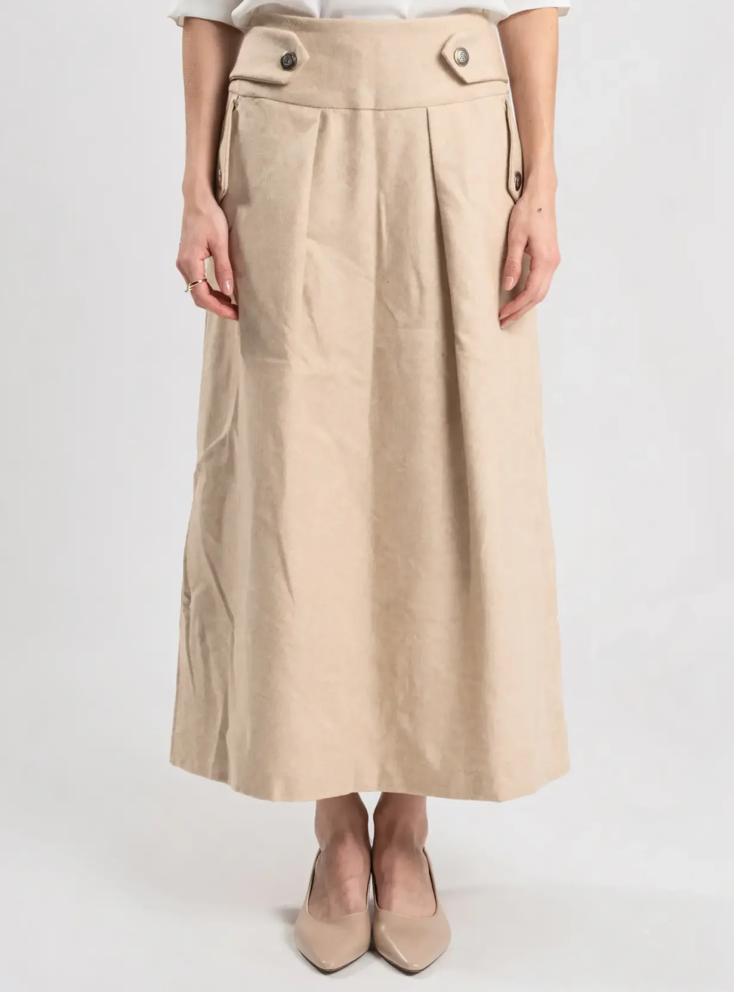 Jupe Longue Sophie + Lucie Beige
