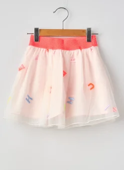 Jupe Mi-longue Billieblush Blanc