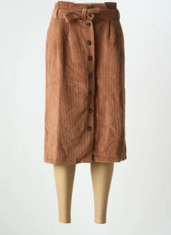 Jupe Mi-longue Danielle Engel Marron