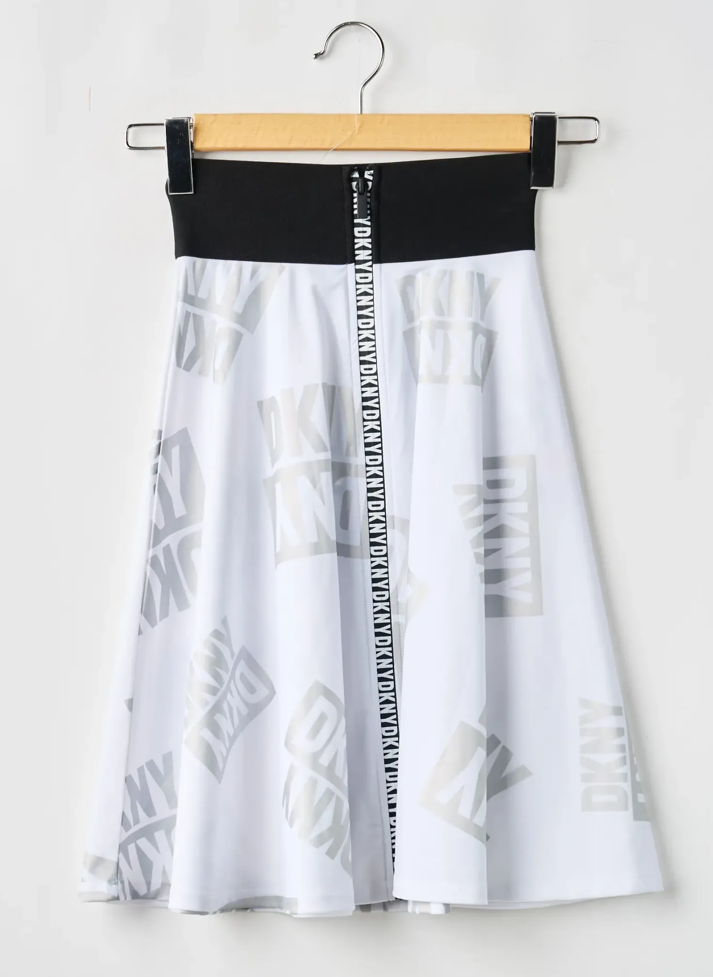 Jupe Mi-longue Dkny Blanc