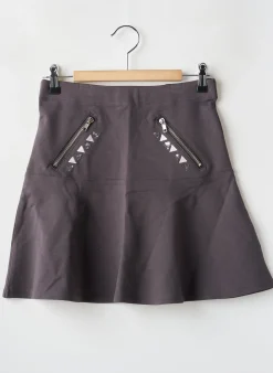 Jupe Mi-longue Esprit Gris