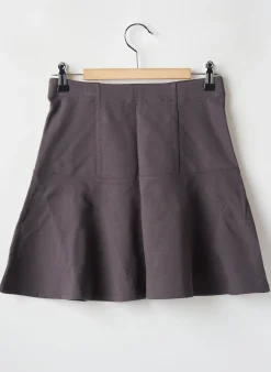 Jupe Mi-longue Esprit Gris