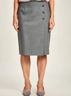 Jupe Mi-longue Gerry Weber Gris