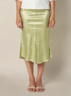 Jupe Mi-longue H&m Vert
