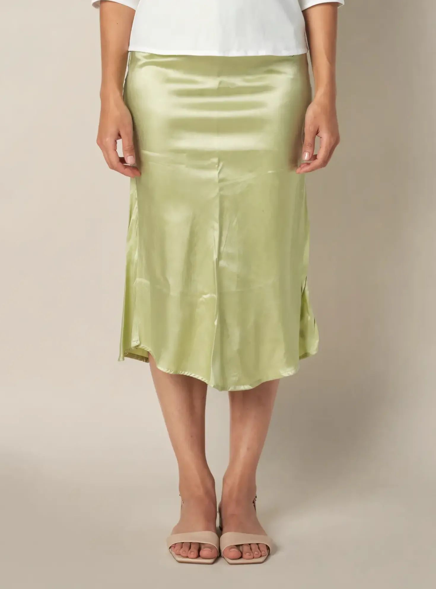 Jupe Mi-longue H&m Vert