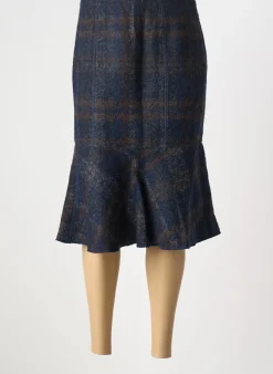 Jupe Mi-longue Olsen Bleu