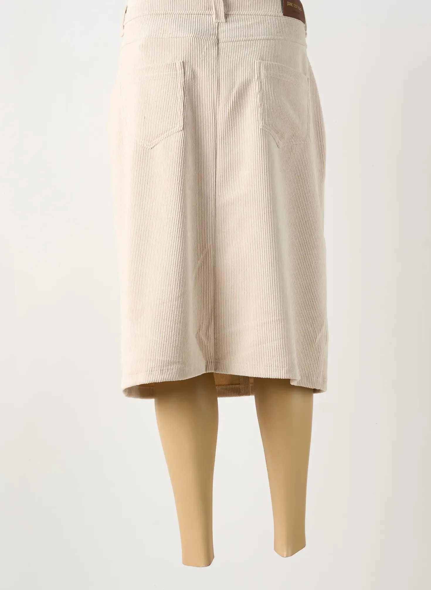 Jupe Mi-longue Paz Torras Beige