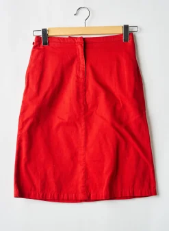 Jupe Mi-longue Petit Bateau Rouge