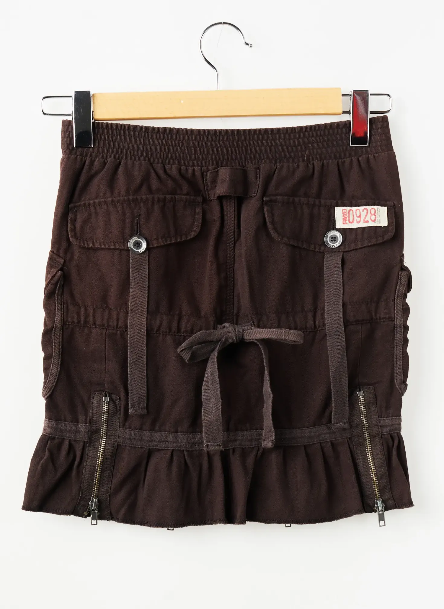 Jupe Mi-longue Rwd Marron