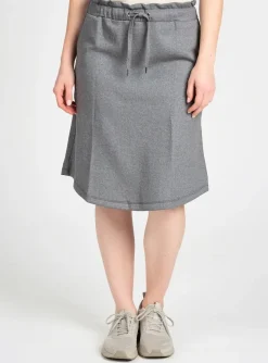 Jupe Mi-longue Sheego Gris