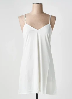 Jupon /fond De Robe Rose Pomme Blanc