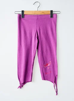 Legging Desigual Violet Taille Élastique