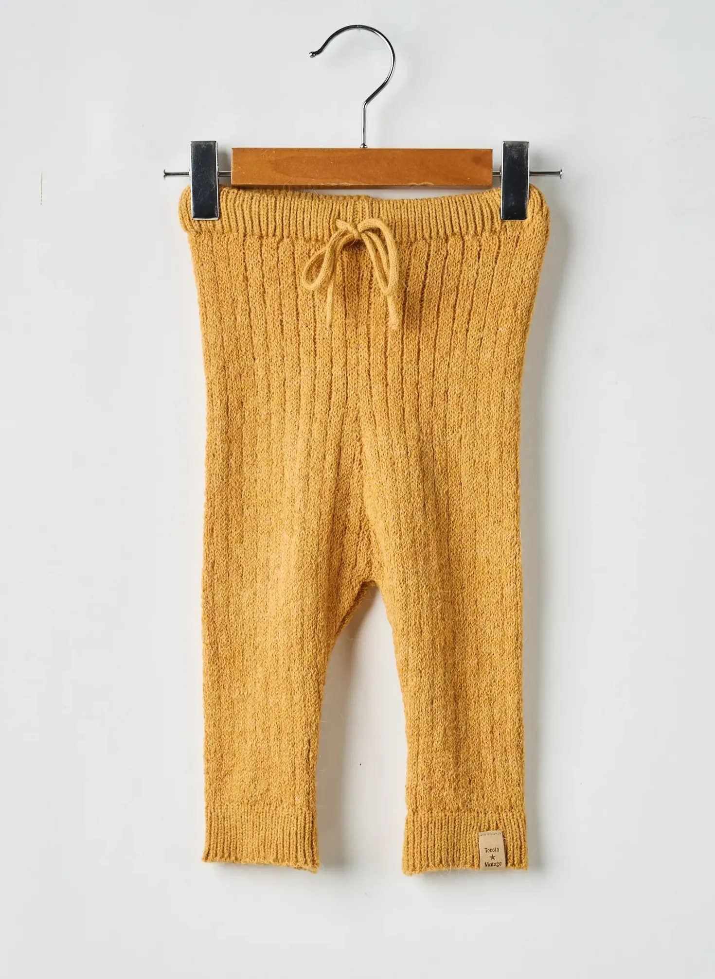 Legging Tocoto Vintage Jaune Taille Élastique