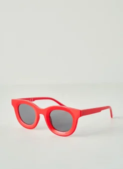 Lunettes De Soleil Sans Marque Rouge