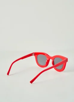 Lunettes De Soleil Sans Marque Rouge