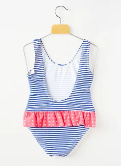 Maillot De Bain 1 Pièce Beachwear Bleu